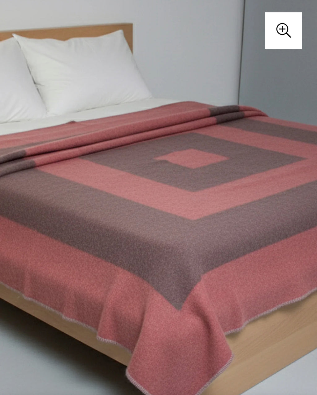 Alpaca Blanket Brown & Red