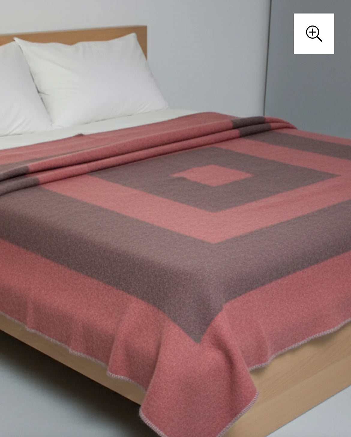 Alpaca Blanket Brown & Red