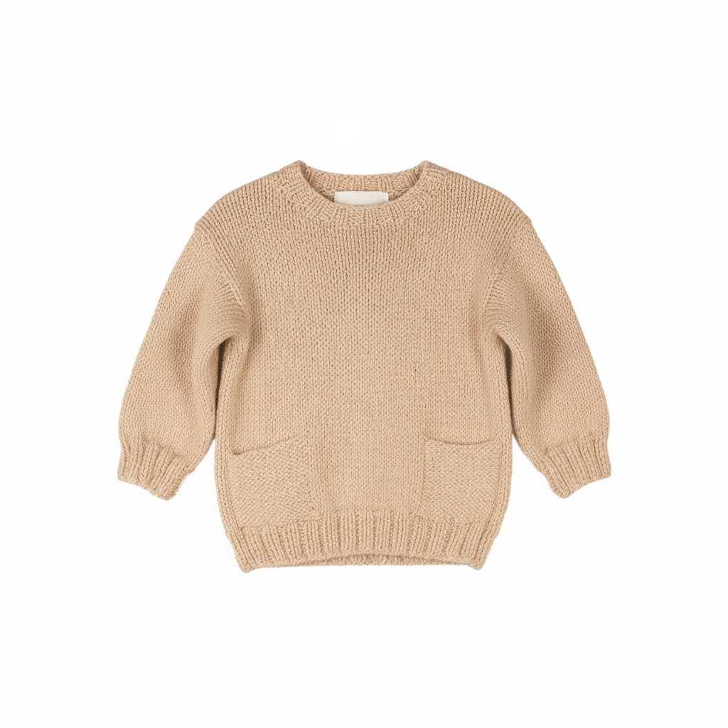 Beidge Cardigan with Pockets