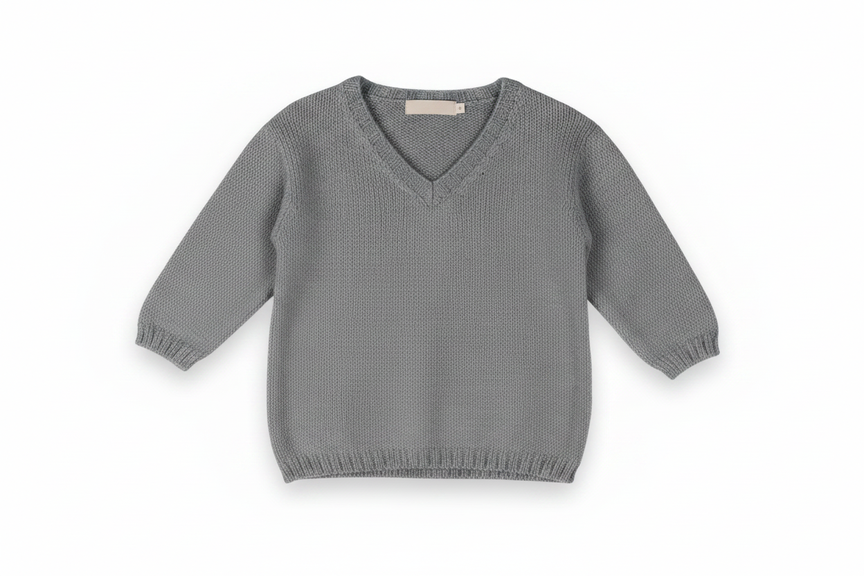 V Grey Sweater