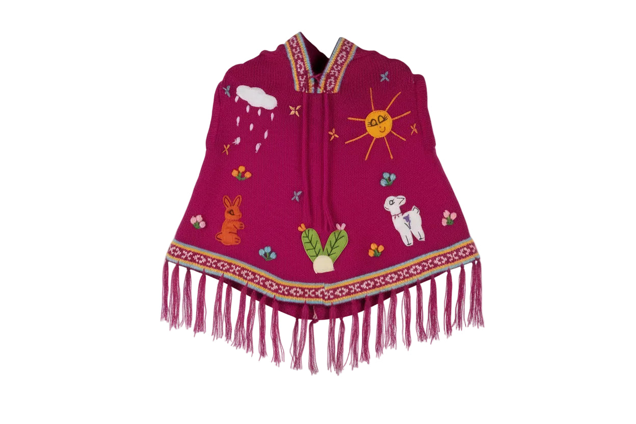 Cherry Poncho