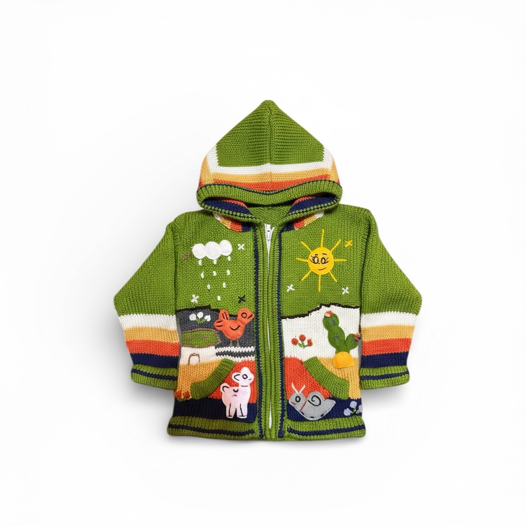 Green Cardigan