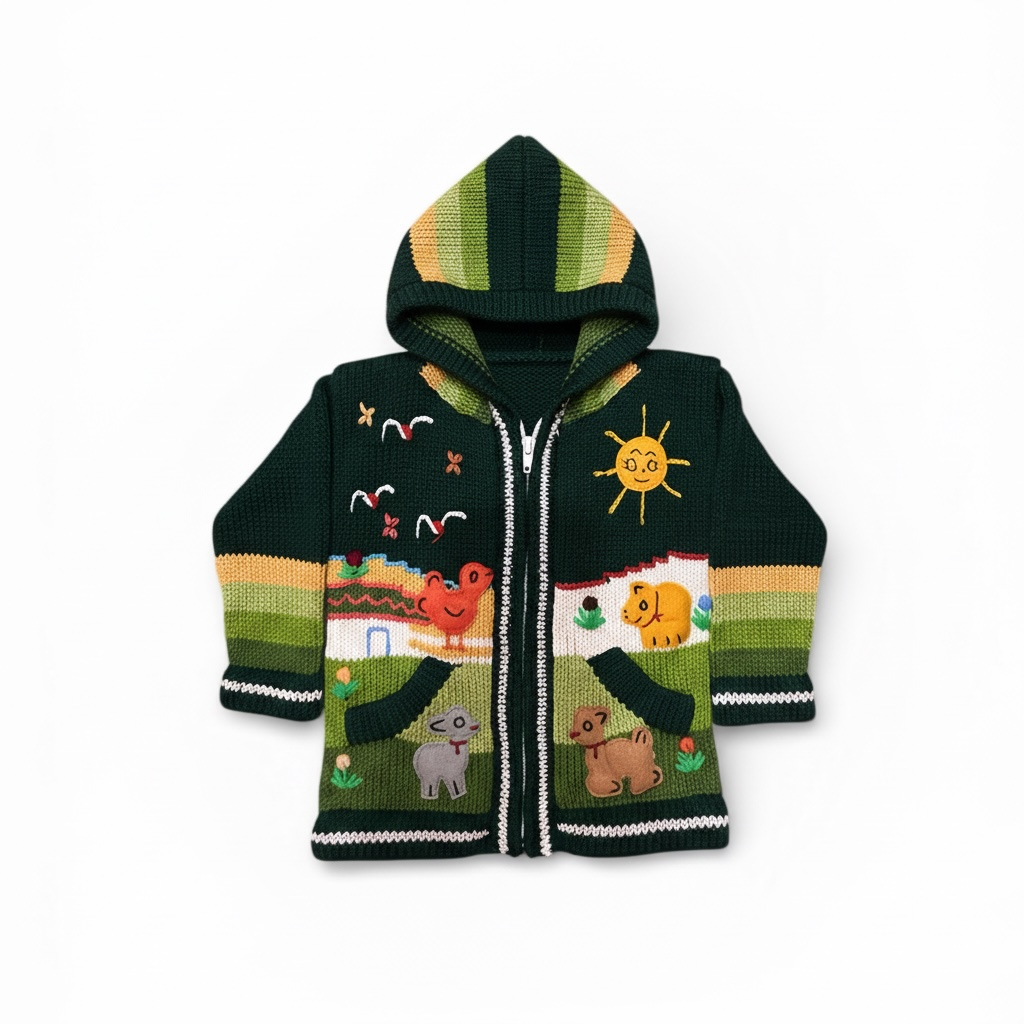 Irish Green Cardigan