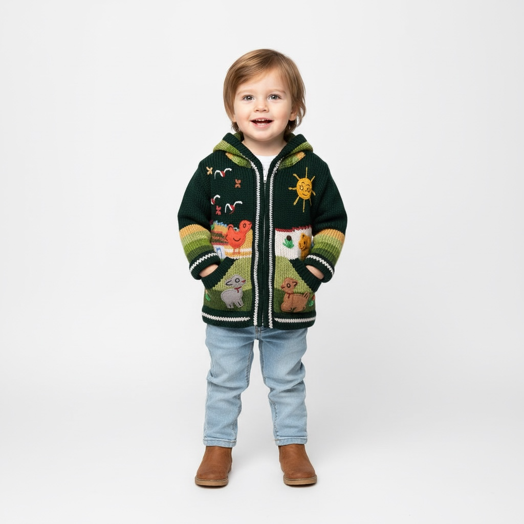 Irish Green Cardigan