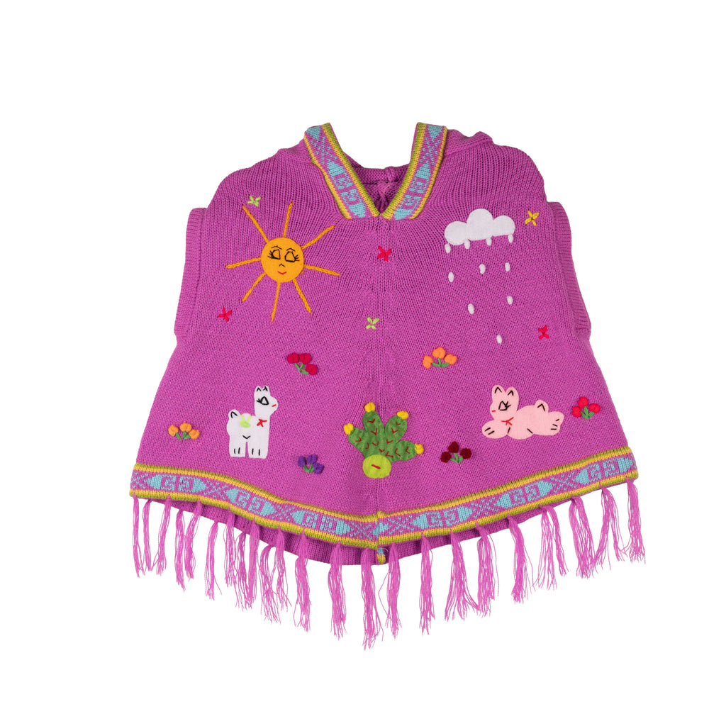 Lilac Poncho
